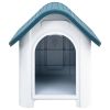 Dog House Blue 23.2"x29.5"x26" Polypropylene