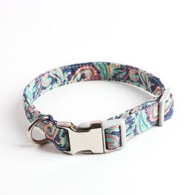 Fashion Cute Simple Pet Dog Collar (Option: Amorous green-M)