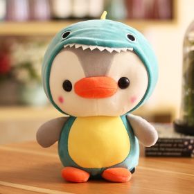 Online Influencer Cute Penguin Doll Plush Toys (Option: Penguins Turn Into Dinosaurs-25cm About)