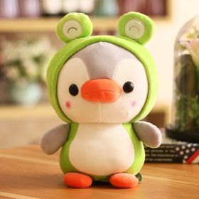 Online Influencer Cute Penguin Doll Plush Toys (Option: Penguin Transformation Frog-25cm About)