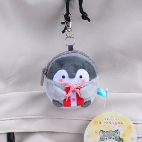 Toast Bread Penguin Coin Purse Mini Pendant Doll Keychain (Option: Ping An Penguin Coin Purse-About 8cm)