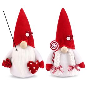 Faceless Rudolf Fabric Doll Gift (Option: Love Style-25cm)