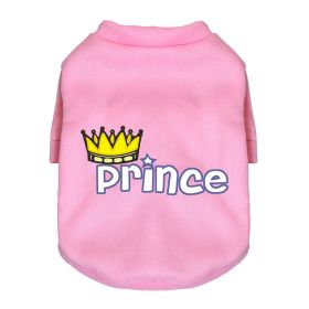 New Dog Pet Clothing Sweater Fleece-lined (Option: Crown Pink-XS)