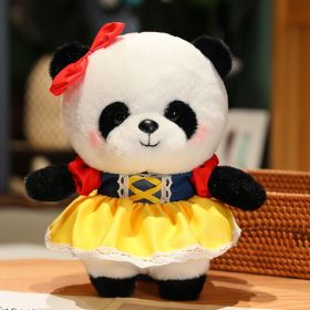 Princess Skirt Panda Doll Plush Toy Panda Children's Day Gift (Option: Lolita Skirt-28CM)