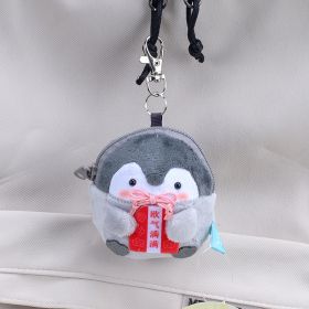 Toast Bread Penguin Coin Purse Mini Pendant Doll Keychain (Option: European Style Full Of Gas-About 8cm)