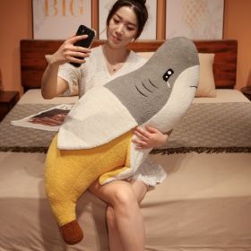 Shark Banana Doll Doll Pendant Pillow Plush Toy (Option: Shark Banana Pillow-12cm Pendant)