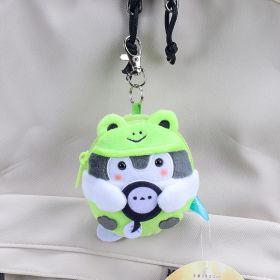 Toast Bread Penguin Coin Purse Mini Pendant Doll Keychain (Option: Frog Penguin Coin Purse-About 8cm)