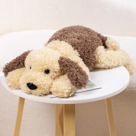 Saite Dudu The Shaggy Plush Toy Doggy Doll Pillow Children's Birthday (Option: Brown-50cm)