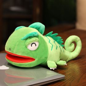 Plush Toy Doll Kindergarten Activity Props (Option: Chameleon Hand Puppet Yi-28cm)