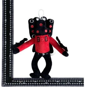 Toilet Man Spoof Plush Toy Doll (Option: Gun Red Audio-Ordinary Packaging)