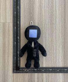 Toilet Man Spoof Plush Toy Doll (Option: Blue Screen TV Man-Ordinary Packaging)