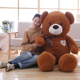 Big Bear Teddy Bear Doll Plush Toys (Option: Dark Brown-110cm)