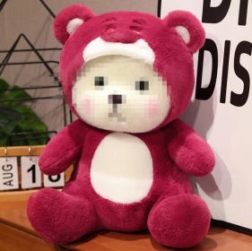 Valentines Day Cute Rose Little Bear Doll Small Size Teddy Bear Doll Ragdoll Plush Toy (Option: Transformation Bear-35CM)