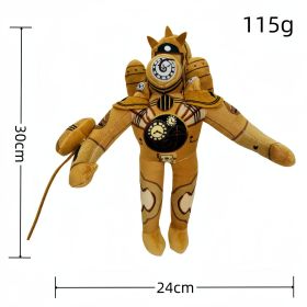 Toilet Man Spoof Plush Toy Doll (Option: Large Clock Monitoring-Ordinary Packaging)