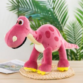 New Cute Simulation Dinosaur Plush Toy (Option: Rose Red Dinosaur-30cm)