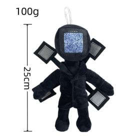 Toilet Man Spoof Plush Toy Doll (Option: Snowflake TV Man-Ordinary Packaging)