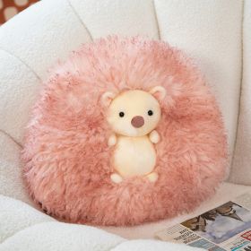 Long Haired Printed Plush DollLong Haired Printed Plush Doll (Option: Pink Hedgehog-40cm 035kg)