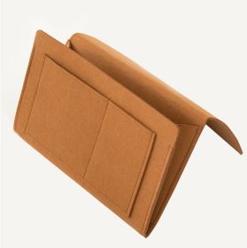 Simple Sofa And Bedside Felt Storage Bag (Option: Khaki-27x22x8cm)