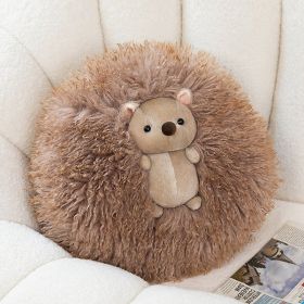 Long Haired Printed Plush DollLong Haired Printed Plush Doll (Option: Brown Hedgehog-40cm 035kg)