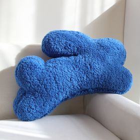 Nordic Rabbit Plush Pillow Cushion (Option: Blue Rabbit-55x40x15cm)