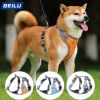 dog Harnesses; Pet Traction Rope Mesh Breathable Big Dog Chest Strap Vest Reflective Dog Rope Spot Wholesale