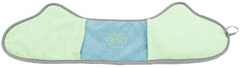 Pet Life 'Bryer' 2-in-1 Hand-Inserted Microfiber Pet Grooming Towel and Brush