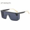 one-piece rimmed sunglasse personality letters Cross border sunglasses Manufacturer direct sales glasses