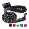 Strong Dog Leash with Zipper Pouch;  Comfortable Padded Handle and Highly Reflective Threads Dog Leashes for Small Medium and Large Dogs