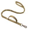 k9 leash; Bungee Dog Leash Tactical Dog Leash Nylon Adjustable Tactical Leash for Dogs Quick Release Military Dog Leash with 2 Control Handle; Bungee