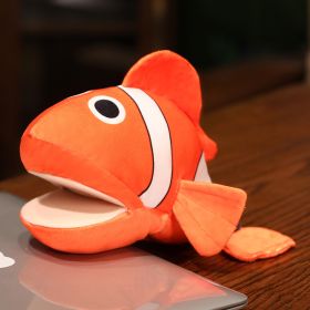 Plush Toy Doll Kindergarten Activity Props (Option: Clownfish Puppet Yi-28cm)