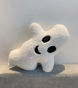 Plush Little Ghost Pillow Cushion Halloween Photo Props (Option: Wave Ghost)