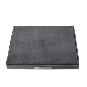 Memory Foam Pet Autumn And Winter Waterproof Gasket (Option: Dark Gray-100X75X10CM)